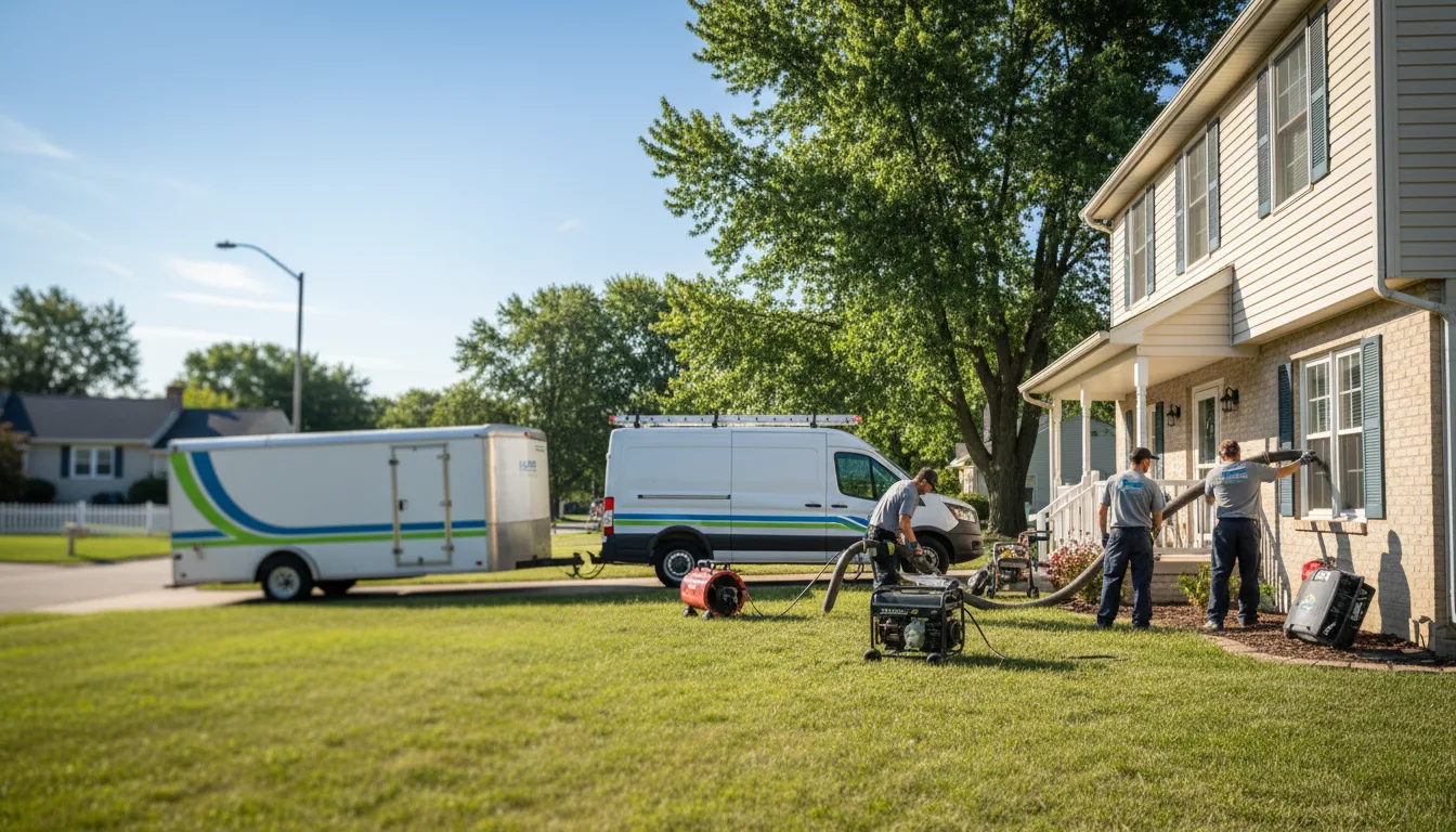Flooded Basement Restoration And Cleanup With Repair in Moose Lake, MN near me